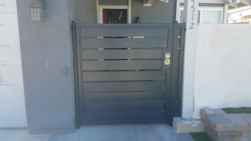 Modern pedestrian gate