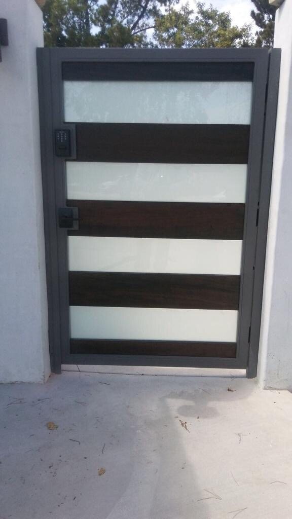 Contemporary entry gate
